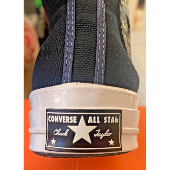 Converse Chuck 70 Varsity High Black Recycled Canvas M 6.5 W 8.5 - Picture 8 of 14